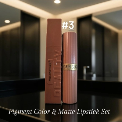 Pigment Color Lipgloss & Matte Lipstick