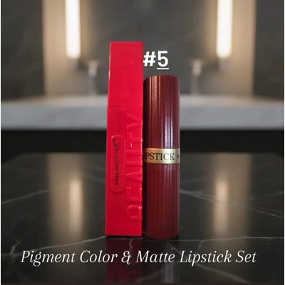 Pigment Color Lipgloss & Matte Lipstick