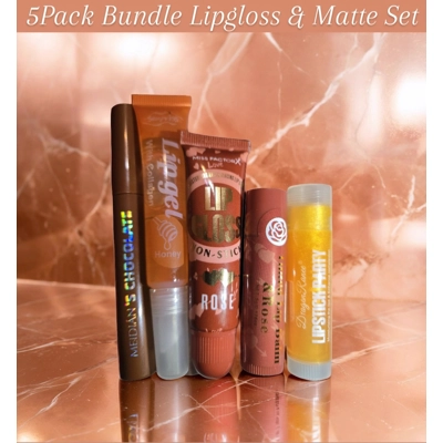 5Pack Bundle Lipgloss & Matte Set
