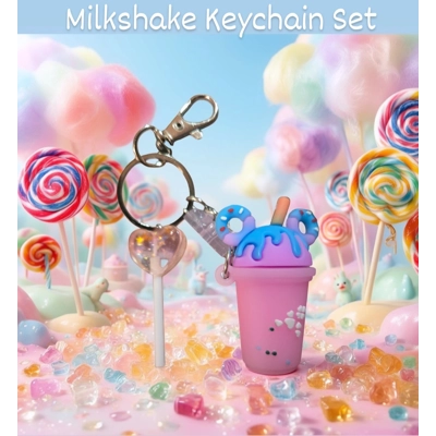 Milkshake Keychain Set