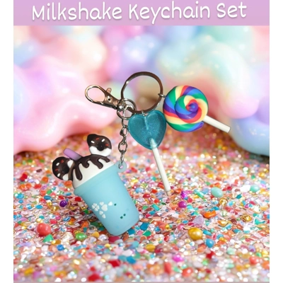 Milkshake Keychain Set