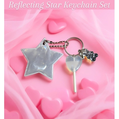 Star Reflecting Keychain Set