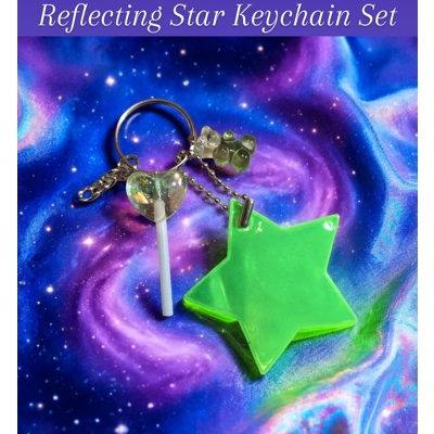 Star Reflecting Keychain Set