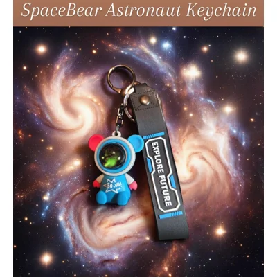 SpaceBear Astronaut Keychain