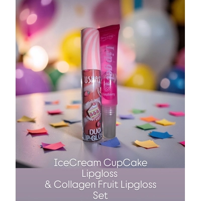 IceCream CupCake Lipgloss Set