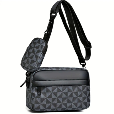 Y2K Styled Black & Gray PurseBag