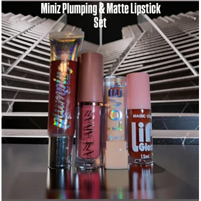 Minizz Plumping & Matte Lipstick Set