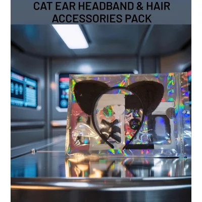 Cat Ear Headband & Hair Accessories Pack