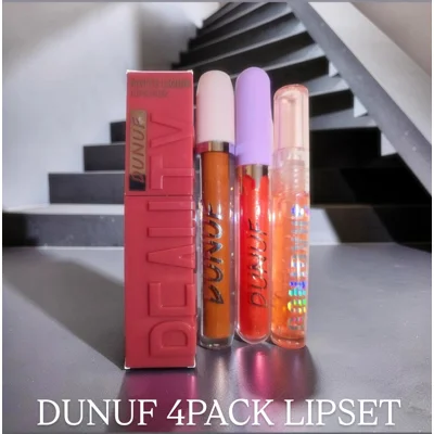 Dunuf 4Pack LipSet Bundle