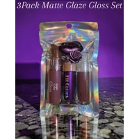 3Pack Matte Glaze Gloss Lipset
