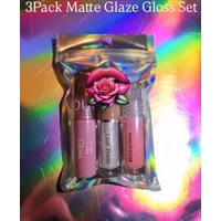 3Pack Matte Glaze Gloss Lipset