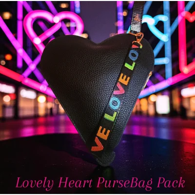 Lovely Heart PurseBag Pack