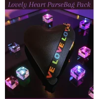 Lovely Heart PurseBag Pack