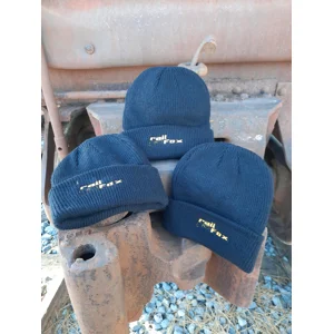 Merino Wool Rail Fox beanies