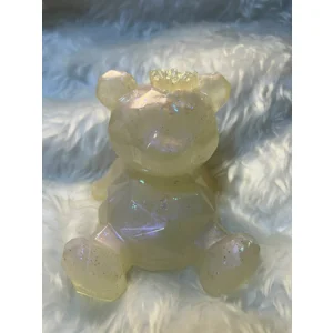Handmade Resin Iridescent Bear