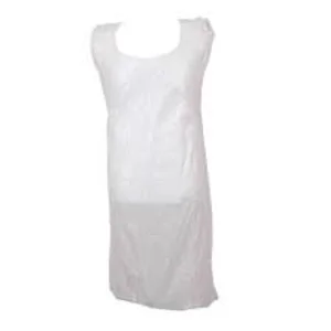 Flat Pack White Disposable Aprons Pack of 100