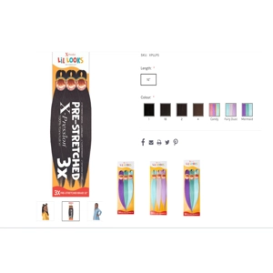 Outre X-Pression Lil Looks - 3X Pre-Stretched Outre X-Pression Lil Looks - 3X Pre-Stretched Outre X