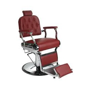 Salon Fit Empire Barber Chair Red