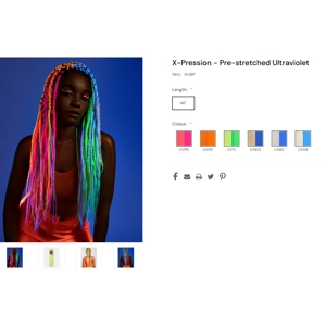 X-Pression - Pre-stretched Ultraviolet 46