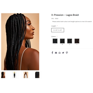 X-Pression - Lagos Braid2 x 42