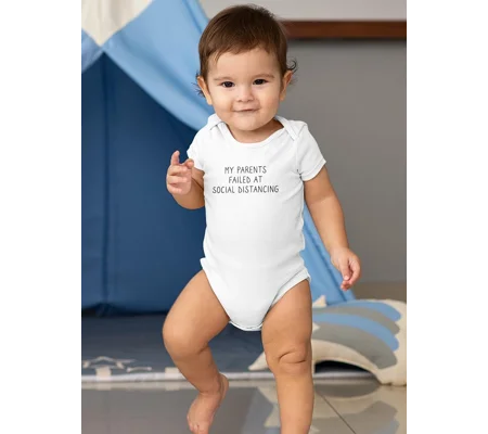 Failed Social Distancing Bodysuit -SmartPrintsInk Designs