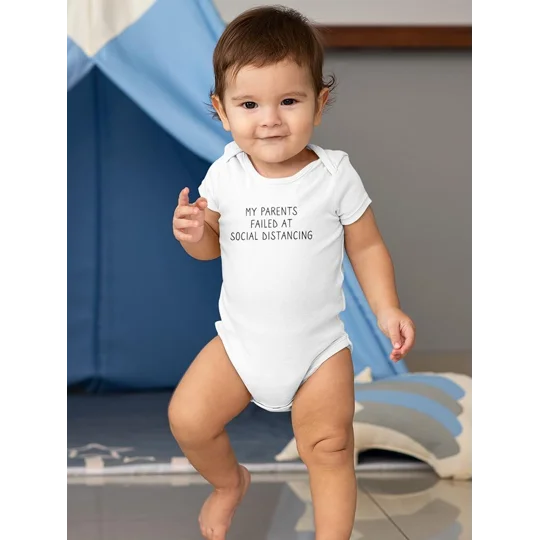 Failed Social Distancing Bodysuit -SmartPrintsInk Designs