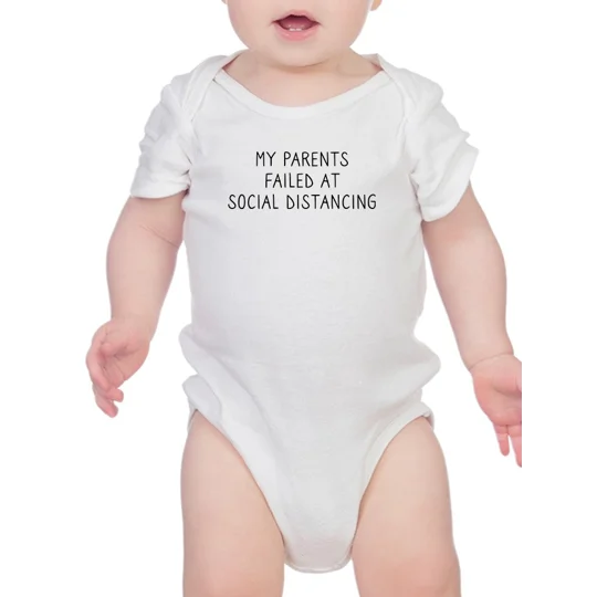 Failed Social Distancing Bodysuit -SmartPrintsInk Designs
