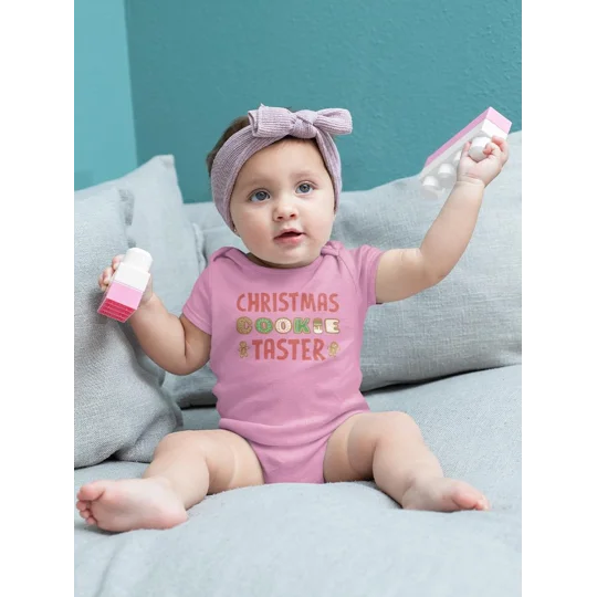 Christmas Cookie Taster! Bodysuit -SmartPrintsInk Designs