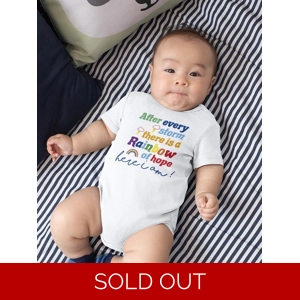 After Every Storm, Quote Bodysuit Baby's -SmartPrintsInk Designs