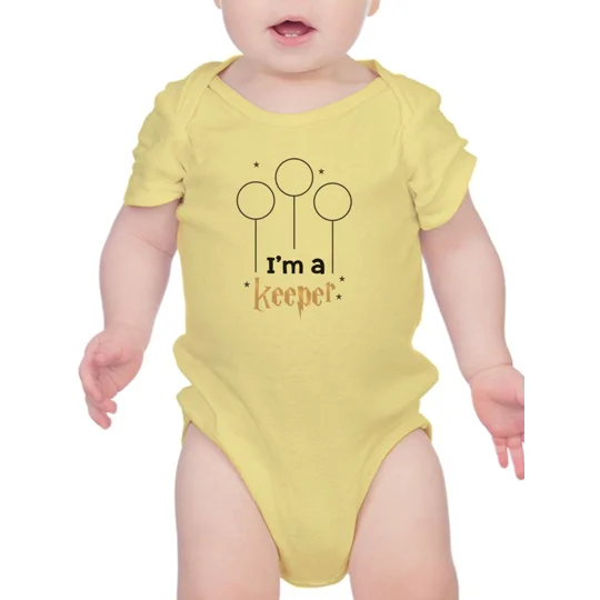 A Keeper, Quote Bodysuit Baby's -SmartPrintsInk Designs