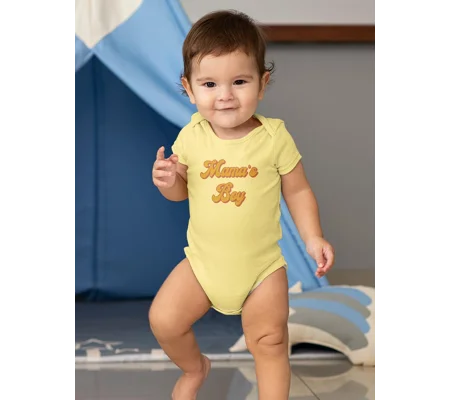 Mama's Boy Baby Bodysuit Bodysuit Baby's -GoatDeals Designs