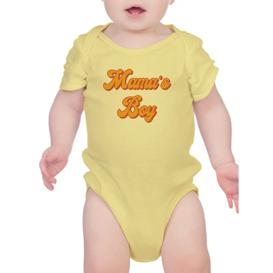 Mama's Boy Baby Bodysuit Bodysuit Baby's -GoatDeals Designs