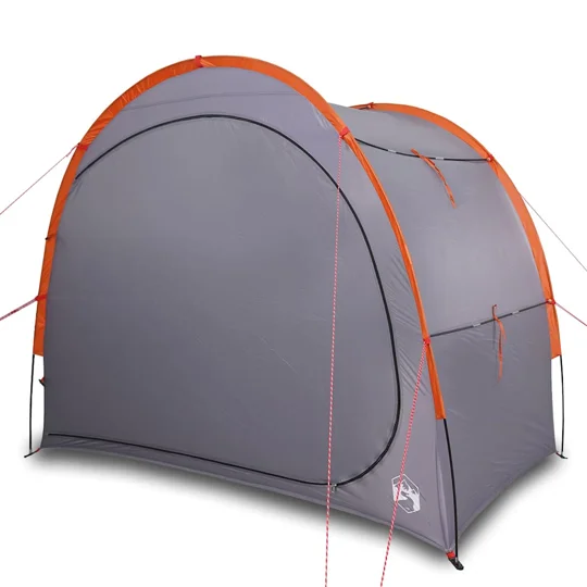 vidaXL Storage Tent Gray and Orange Waterproof