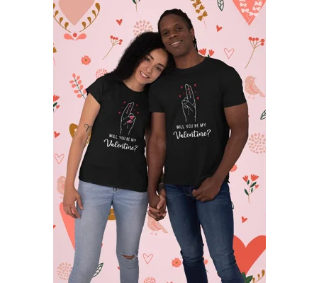 Be My Valentine? T-shirt -SmartPrintsInk Designs