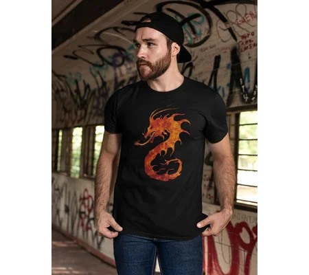 Dragon Of Fire T-shirt -SPIdeals Designs