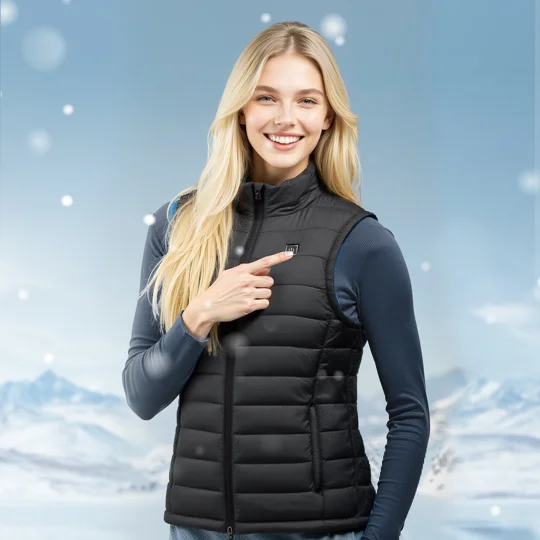 VEVOR Heated Vest, Women Electric Heating Vest with 16000 mAh Battery Pack, 8 Heating Zones Lightwei