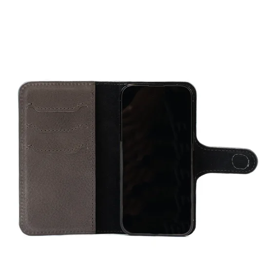Leather MagSafe Folio Case Wallet with Grip for iPhone 14 Series