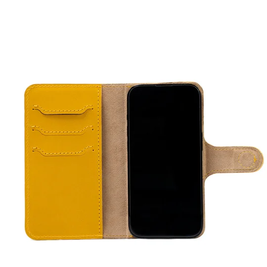 Leather MagSafe Folio Case Wallet with Grip for iPhone 14 Series