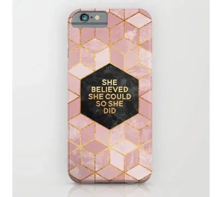 She Believed She Could So She Did Mobile Cover