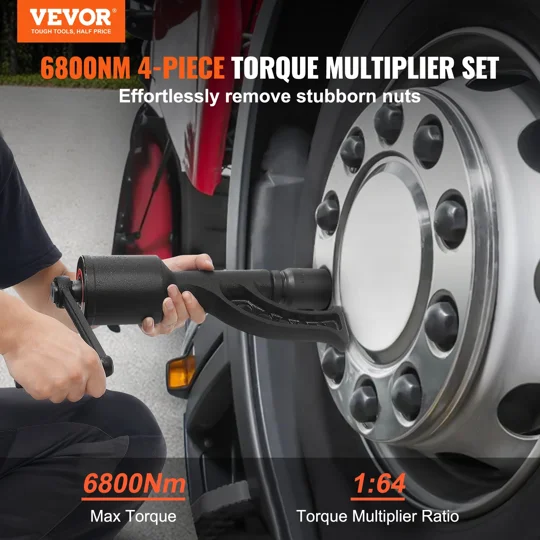 VEVOR Torque Multiplier, 1 Inch Drive Lug Nut Wrench/Multiplier Heavy Duty Torque Multiplier Wrench 