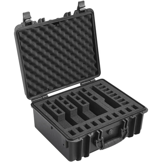VEVOR Hard Pistol Cases with Pre-cut PU Foam, Waterproof & Dustproof Hard Gun Case for 1 Pistol, 18.
