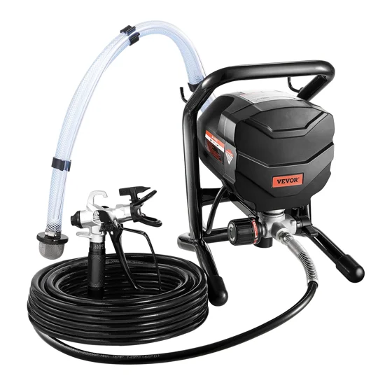VEVOR Stand Airless Paint Sprayer, 650W High Efficiency Airless Sprayer, 3000PSI Electric Paint Spra