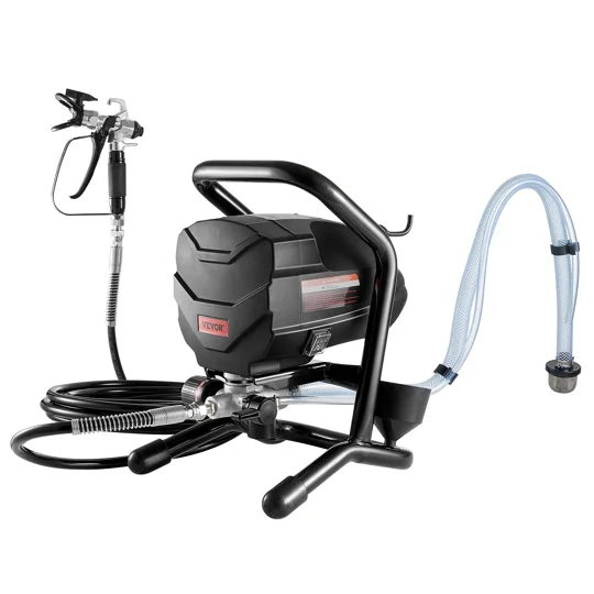 VEVOR Stand Airless Paint Sprayer, 650W High Efficiency Airless Sprayer, 3000PSI Electric Paint Spra