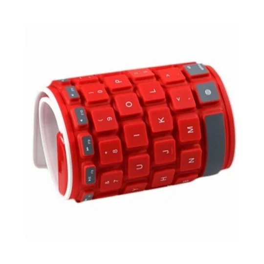 Type Out Of A Box With Flexible Silicone Bluetooth Keyboard