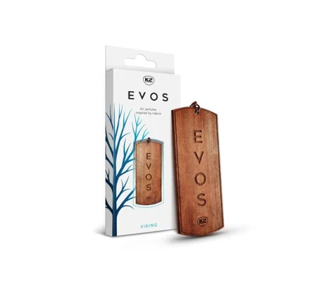 K2 EVOS VIKING Wooden Hanger Car Air Freshener - Lime, Water Flowers & Musk