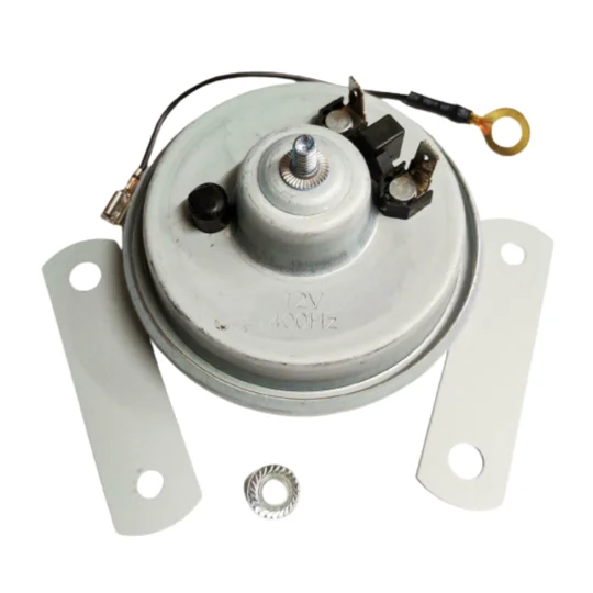 Universal 12V Low Tone Disc Horn - 110dB with Fly Lead & Bracket