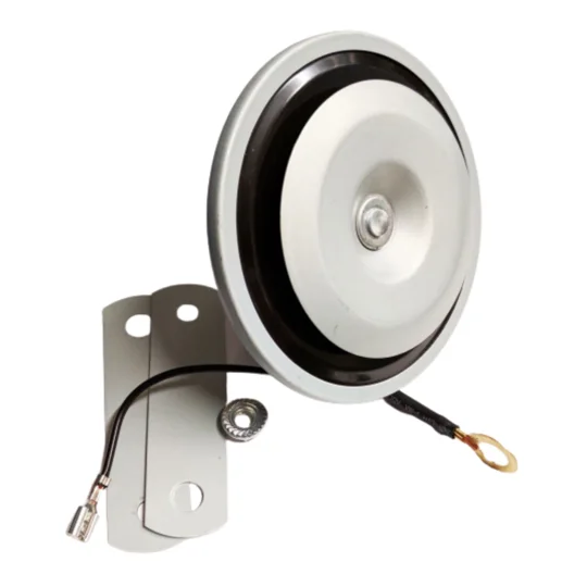Universal 12V Low Tone Disc Horn - 110dB with Fly Lead & Bracket