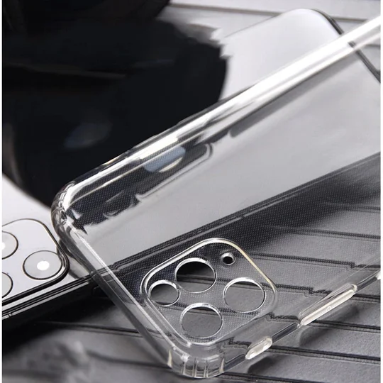 Soft TPU Clear Case with Dust Plug - For iPhone 16