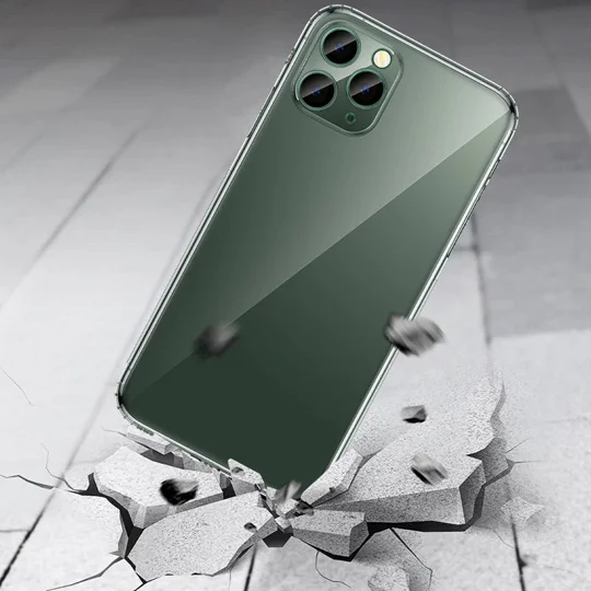 Soft TPU Clear Case with Dust Plug - For iPhone 16 Pro