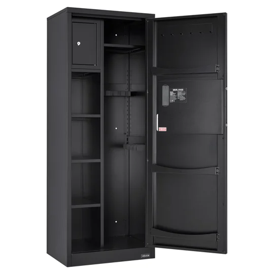 VEVOR 4 Gun Safe, Long Gun Cabinet for Rifles and Pistols, Quick Access Rifle Safe with 3 Ammo Slots